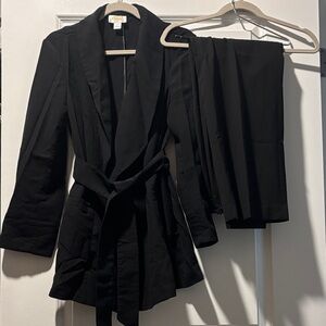 Talbots Black Pantsuit